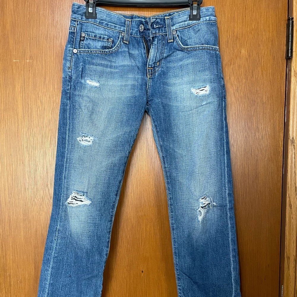 AG Ex-boyfriend Crop Slouchy Jeans